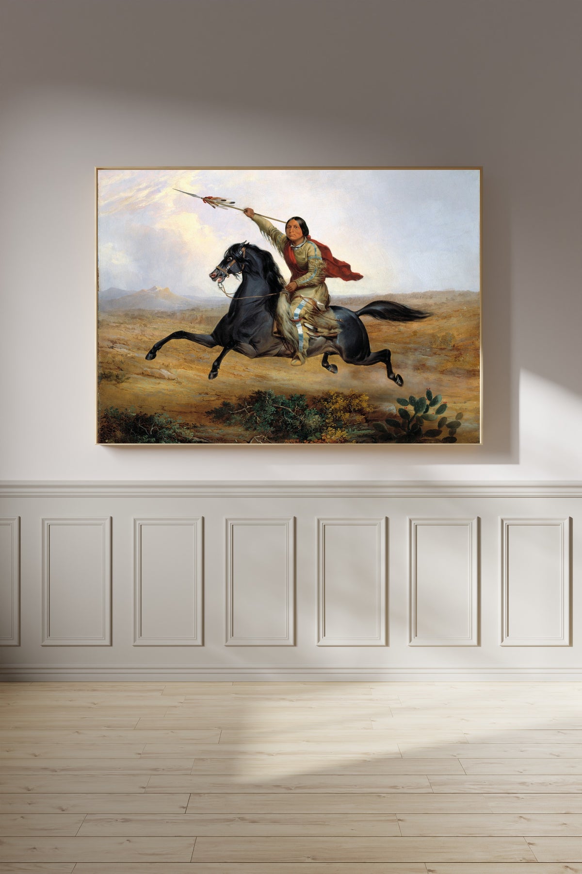 John Mix Stanley — Ko-rak-koo-kiss, a Towoccono Warrior | Western Art Print