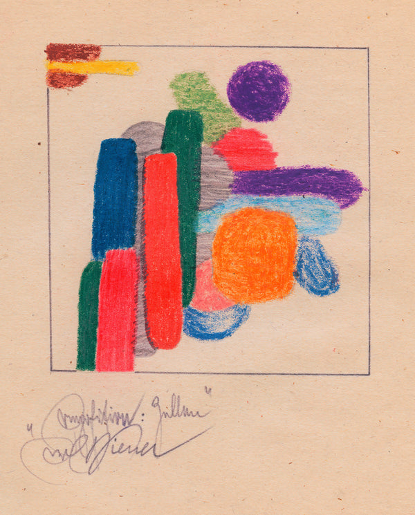 Karl Wiener — Komposition: Zellen (Composition: Cells) | Abstract Art Print
