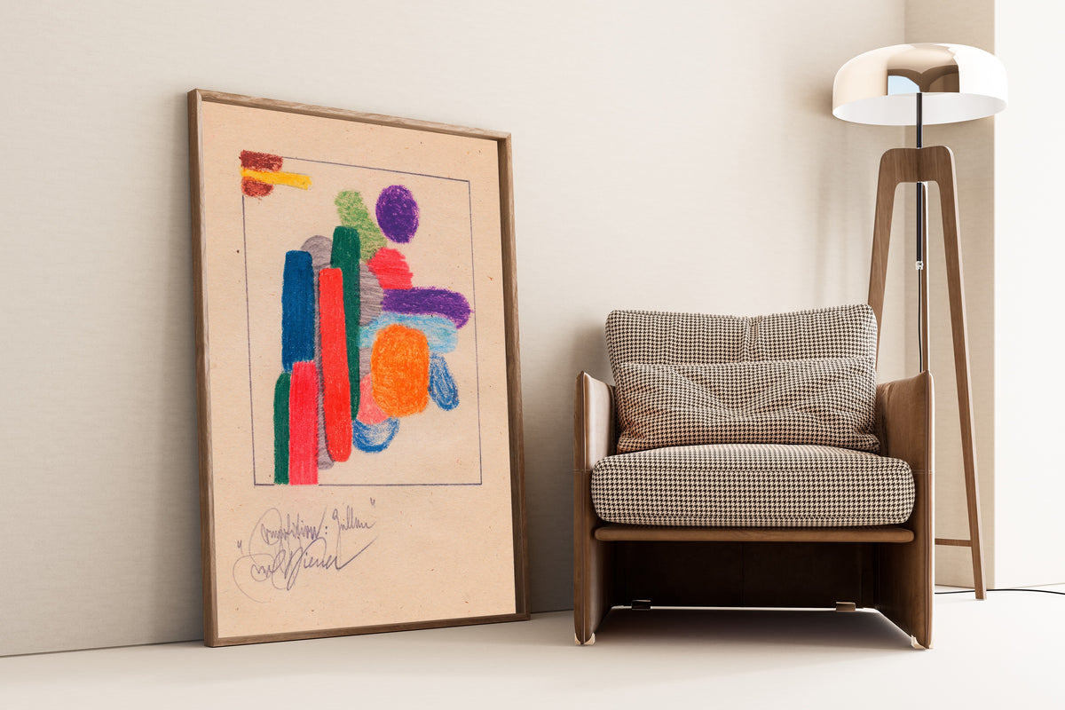 Karl Wiener — Komposition: Zellen (Composition: Cells) | Abstract Art Print