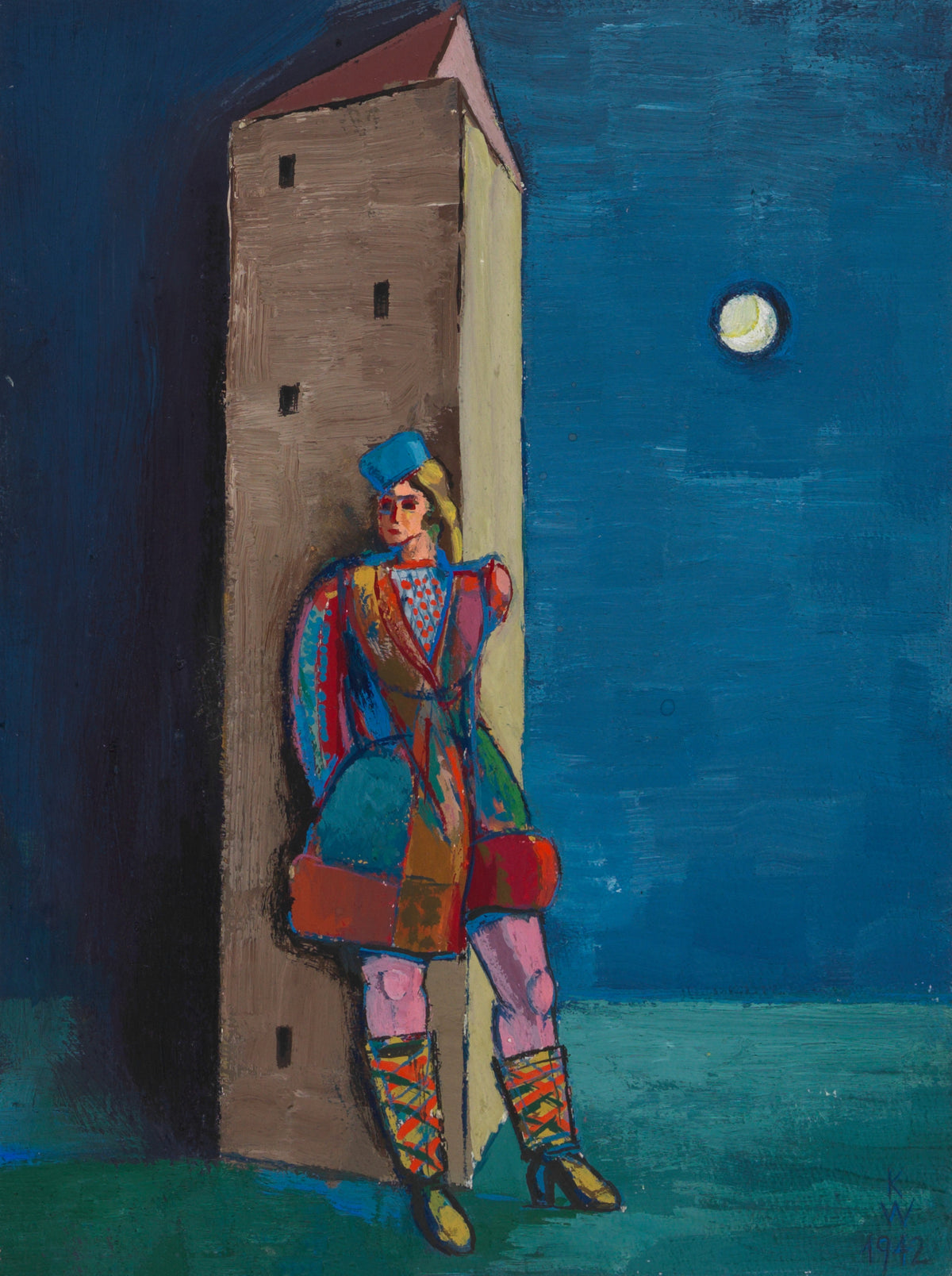 Karl Wiener — Kriegerwitwe (War Widow) | Expressionist Art Print