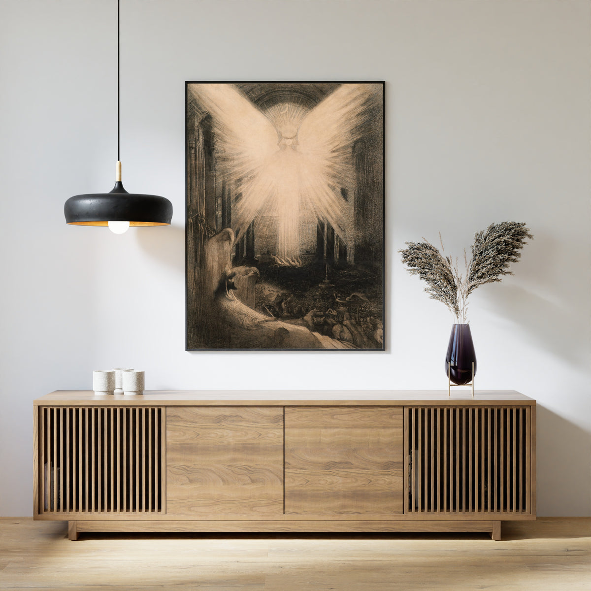Jean Delville — L'Allégorie de l'Enfer or Azrael | Symbolist Art Print