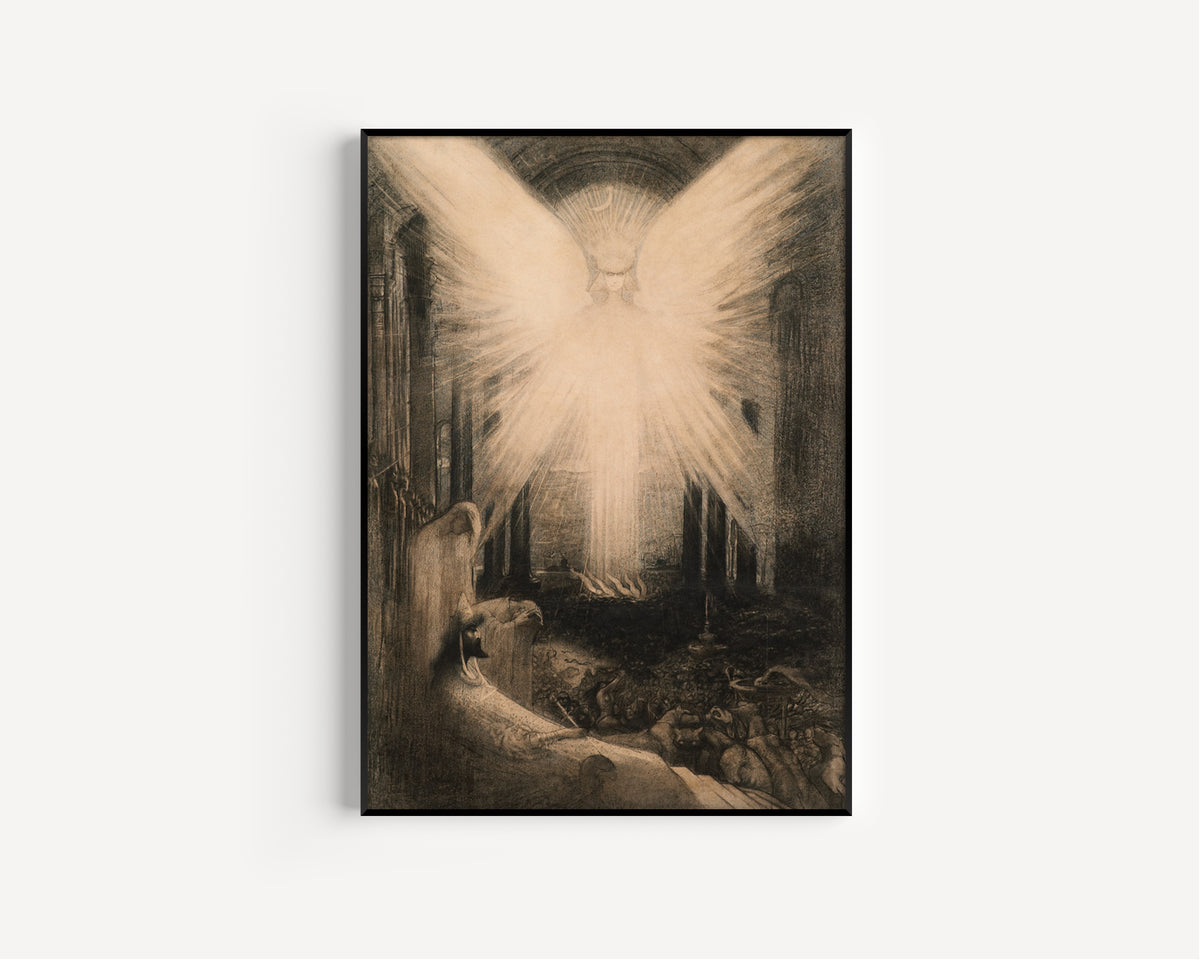 Jean Delville — L'Allégorie de l'Enfer or Azrael | Symbolist Art Print