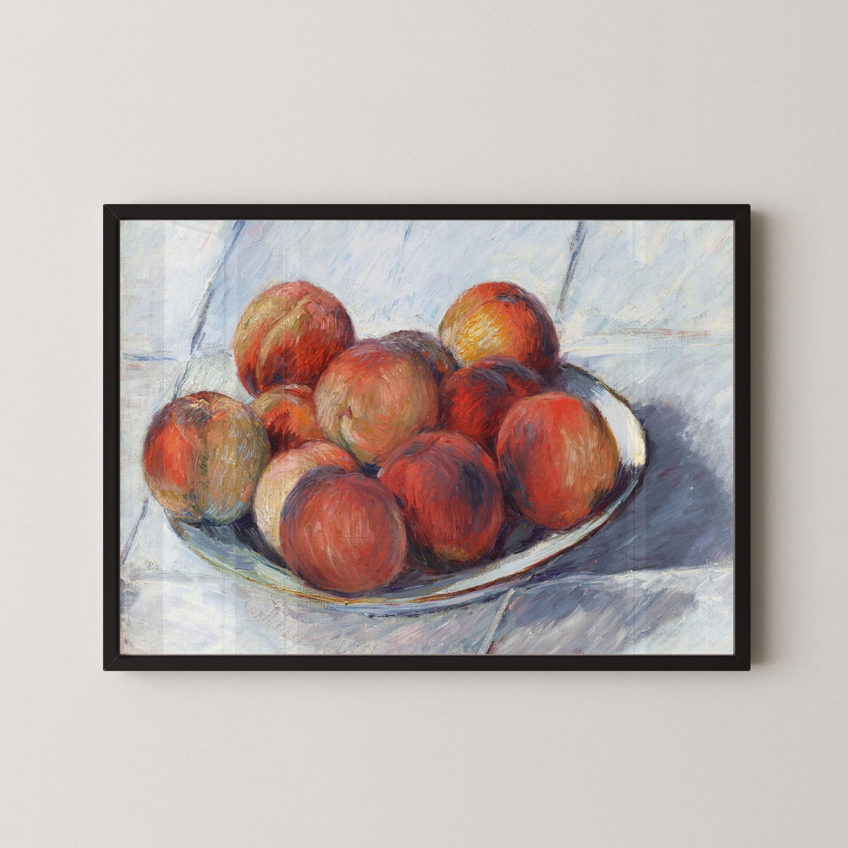 Gustave Caillebotte — L’Assiette de pêches (Plate of Peaches) | Fine Art Print