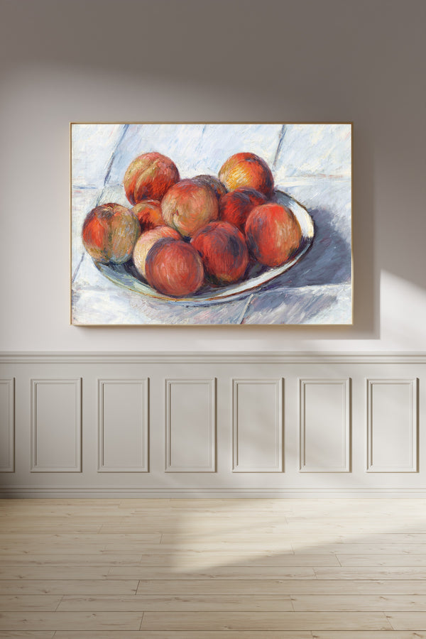 Gustave Caillebotte — L’Assiette de pêches (Plate of Peaches) | Fine Art Print