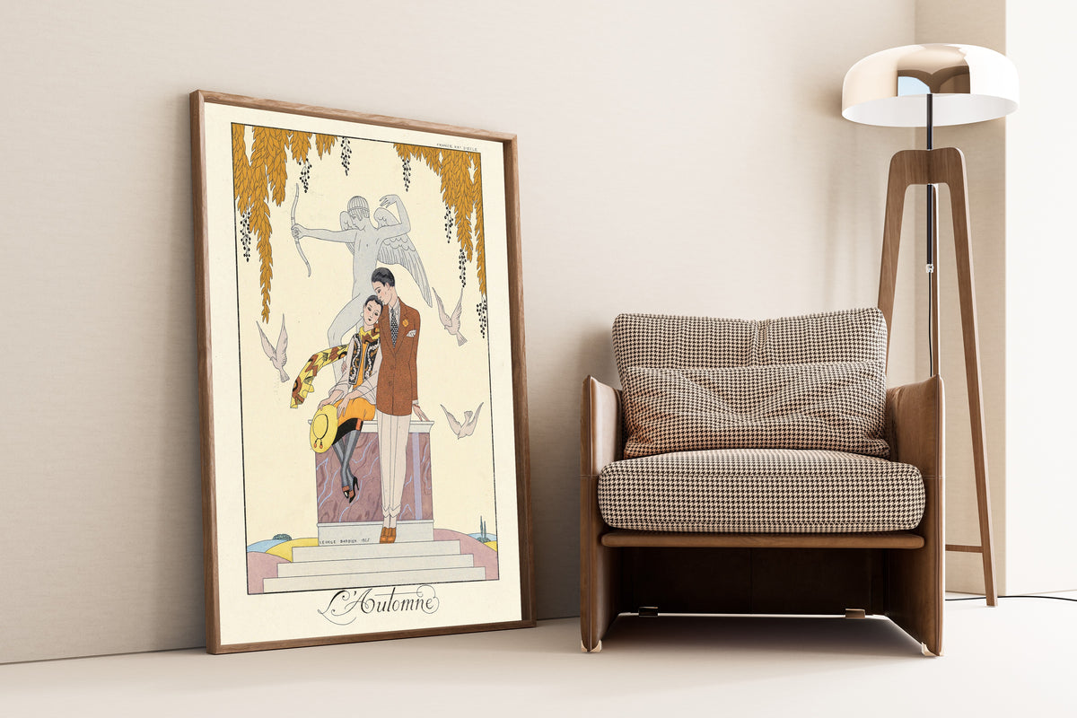 George Barbier — L'Automne [Autumn] | Art Deco Fashion Print