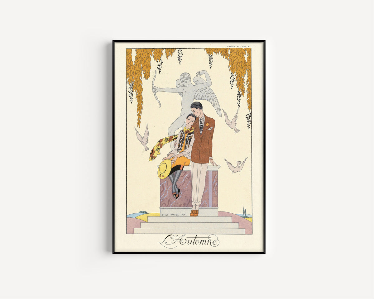 George Barbier — L'Automne [Autumn] | Art Deco Fashion Print