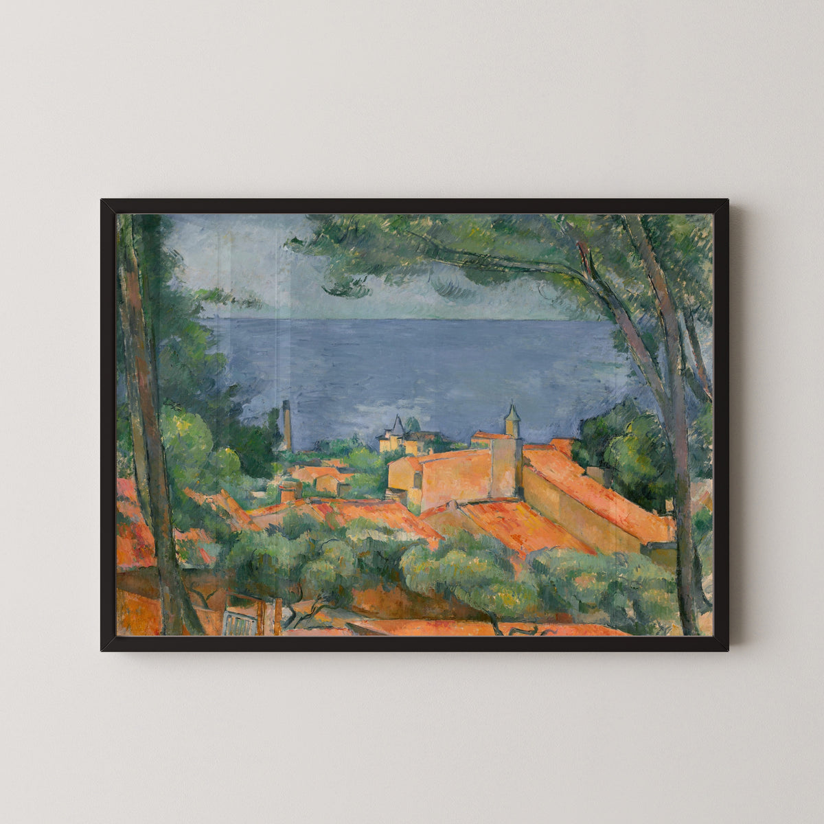 Paul Cezanne — L'Estaque with Red Roofs | Fine Art Print