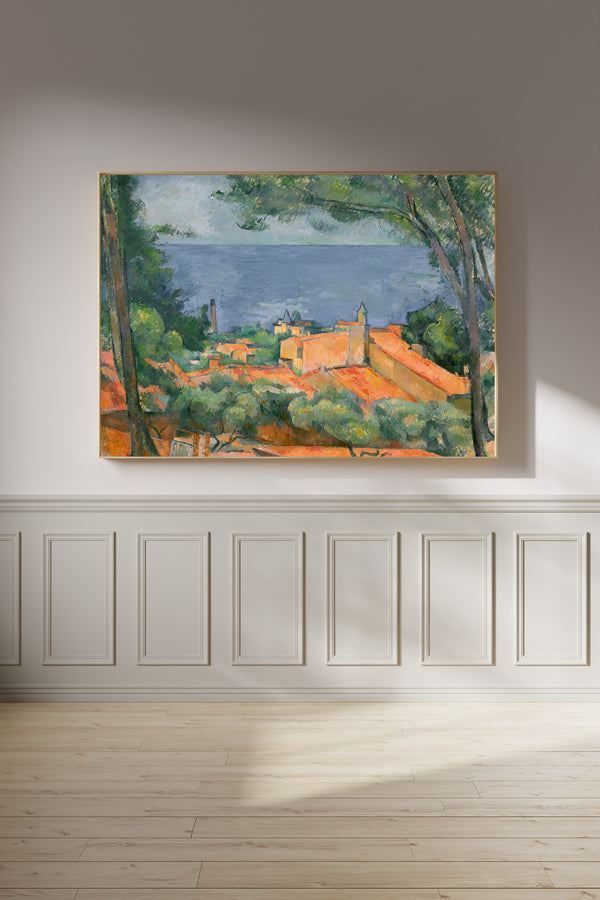 Paul Cezanne — L'Estaque with Red Roofs | Fine Art Print