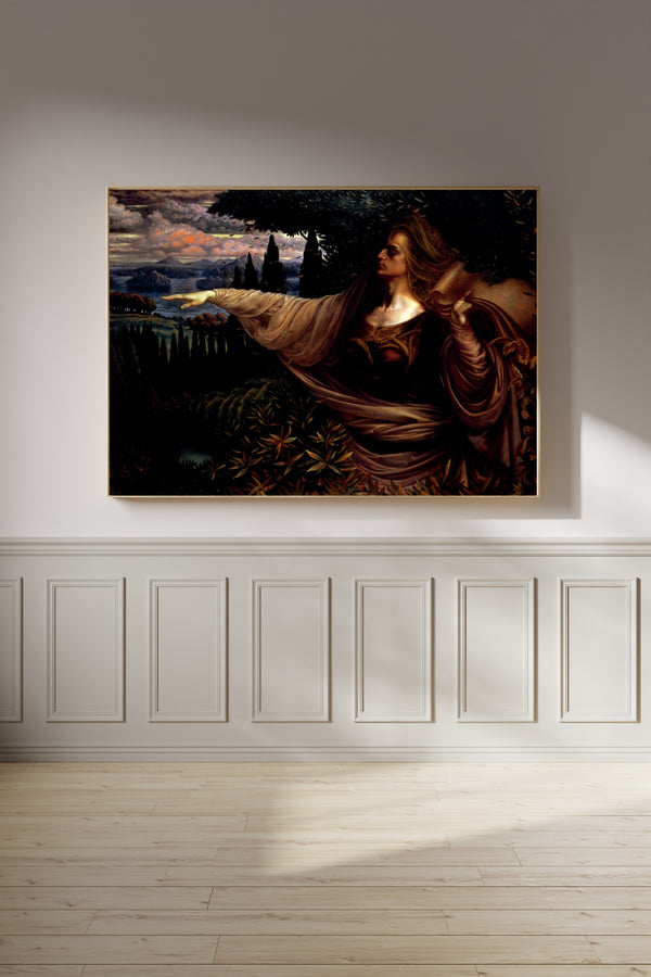 Jean Delville — The Oracle at Dodona (L'Oracle à Dodone) | Symbolist Art Print