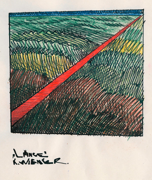 Karl Wiener — Länge (Length) | Modernist Landscape Print