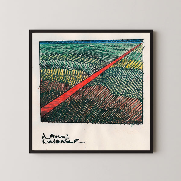 Karl Wiener — Länge (Length) | Modernist Landscape Print