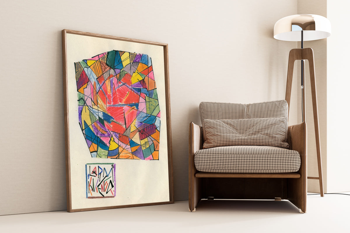 Karl Wiener — Lärm (Noise) | Abstract Art Print