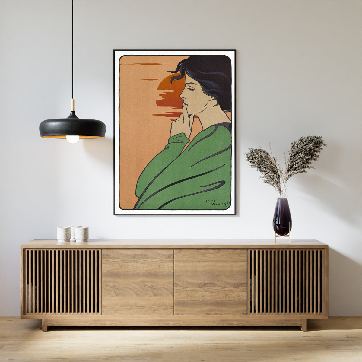Henri Meunier — L'Heure du Silence | Art Nouveau Print