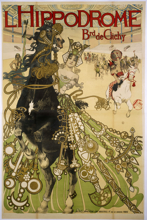 Manuel Orazi — L'Hippodrome, Boulevard de Clichy | Vintage Poster Print
