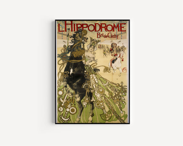 Manuel Orazi — L'Hippodrome, Boulevard de Clichy | Vintage Poster Print