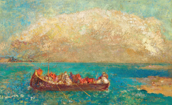 Odilon Redon — La Barque aux âmes inanimées | Symbolist Art Print