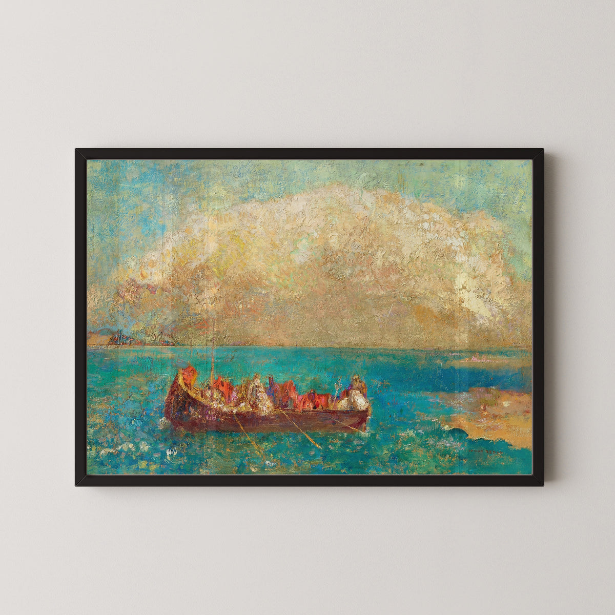 Odilon Redon — La Barque aux âmes inanimées | Symbolist Art Print