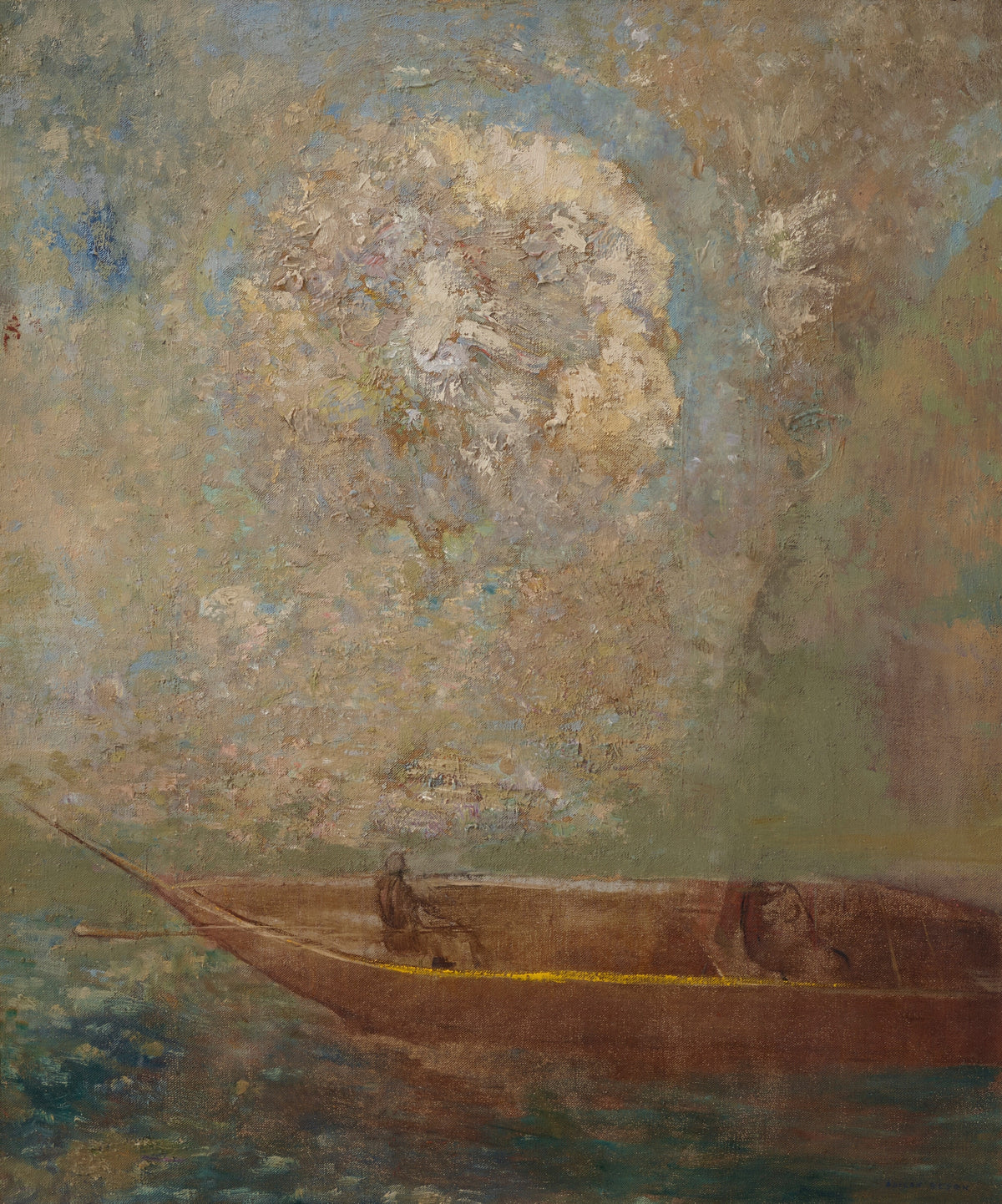 Odilon Redon — La Barque | Symbolist Art Print