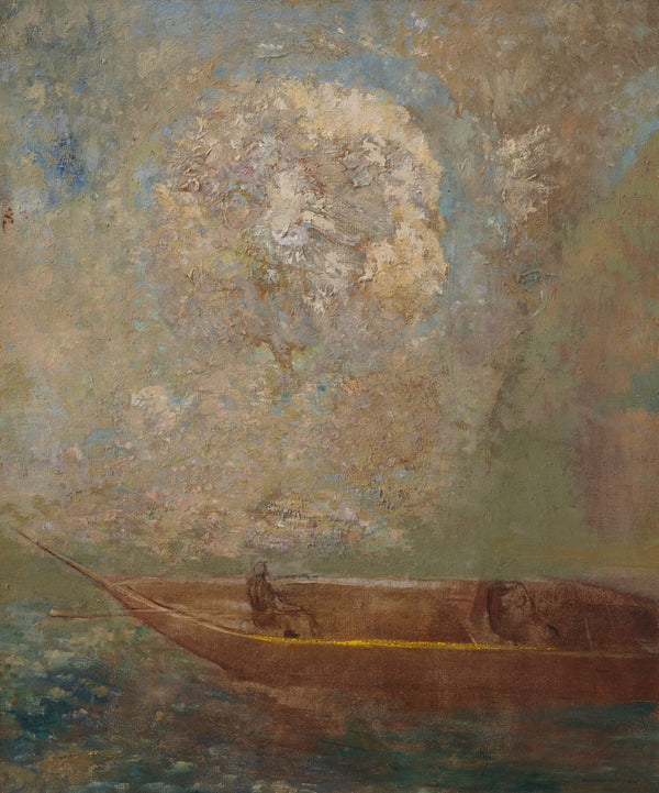 Odilon Redon — La Barque | Symbolist Art Print