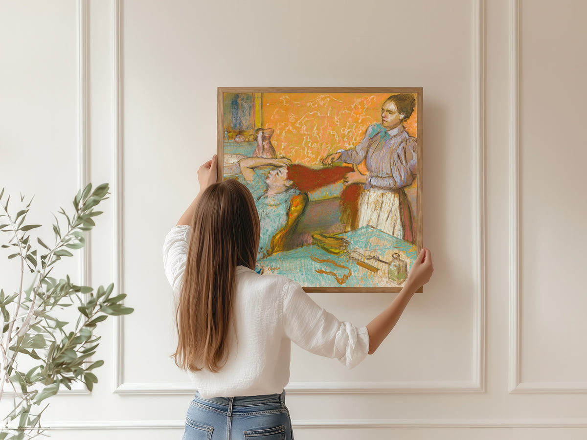 Edgar Degas — La Coiffure (La Toilette) | Fine Art Print