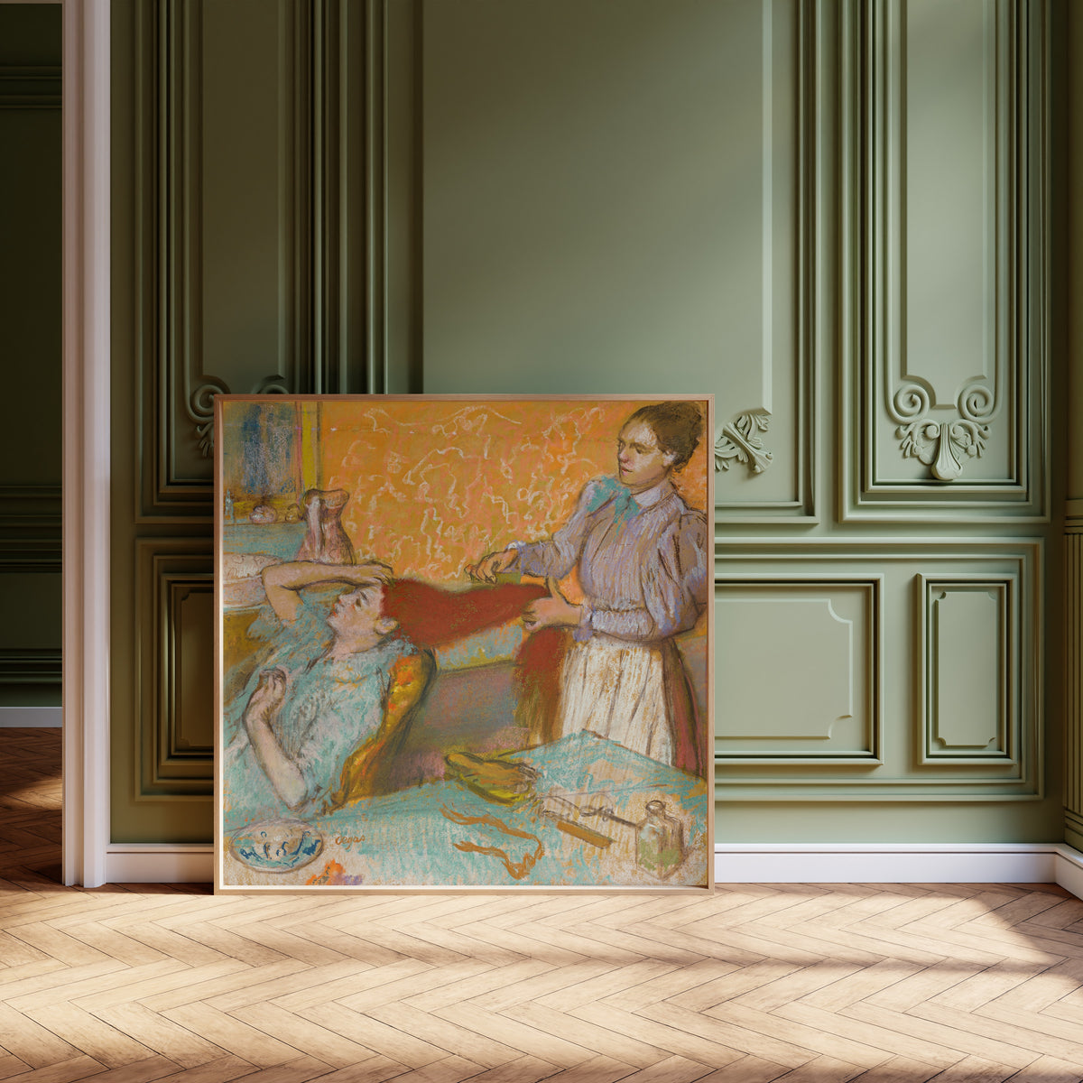 Edgar Degas — La Coiffure (La Toilette) | Fine Art Print