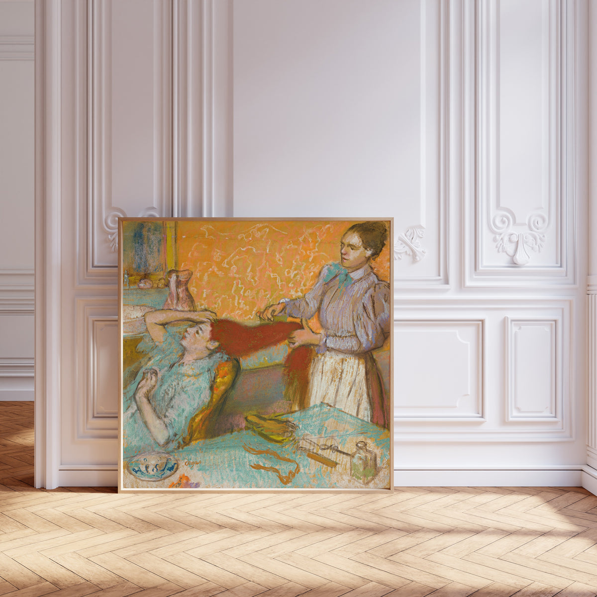 Edgar Degas — La Coiffure (La Toilette) | Fine Art Print