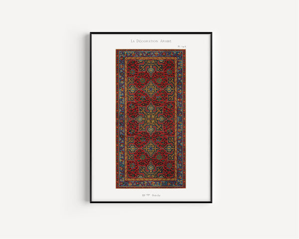Émile Prisse d'Avennes — La Décoration Arabe, Plates 5 and 6 | Ornament Plate Print