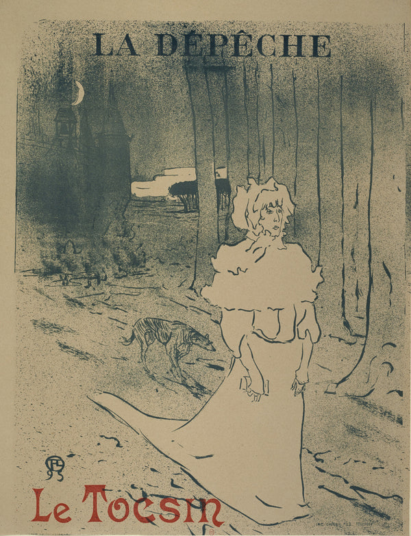Henri de Toulouse-Lautrec — La Dépêche: Le Tocsin | Vintage Poster Print