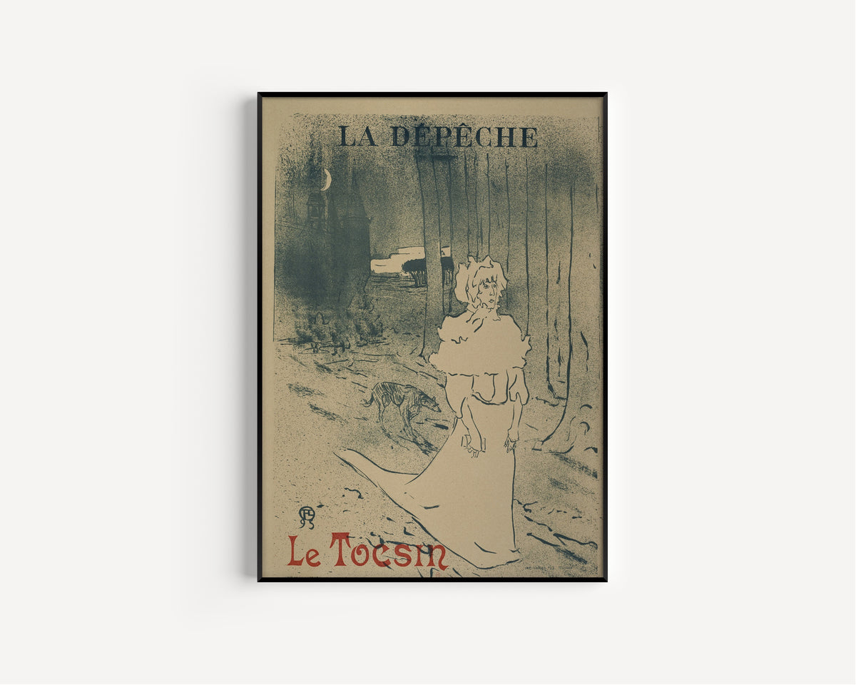 Henri de Toulouse-Lautrec — La Dépêche: Le Tocsin | Vintage Poster Print