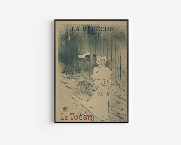 Henri de Toulouse-Lautrec — La Dépêche: Le Tocsin | Vintage Poster Print