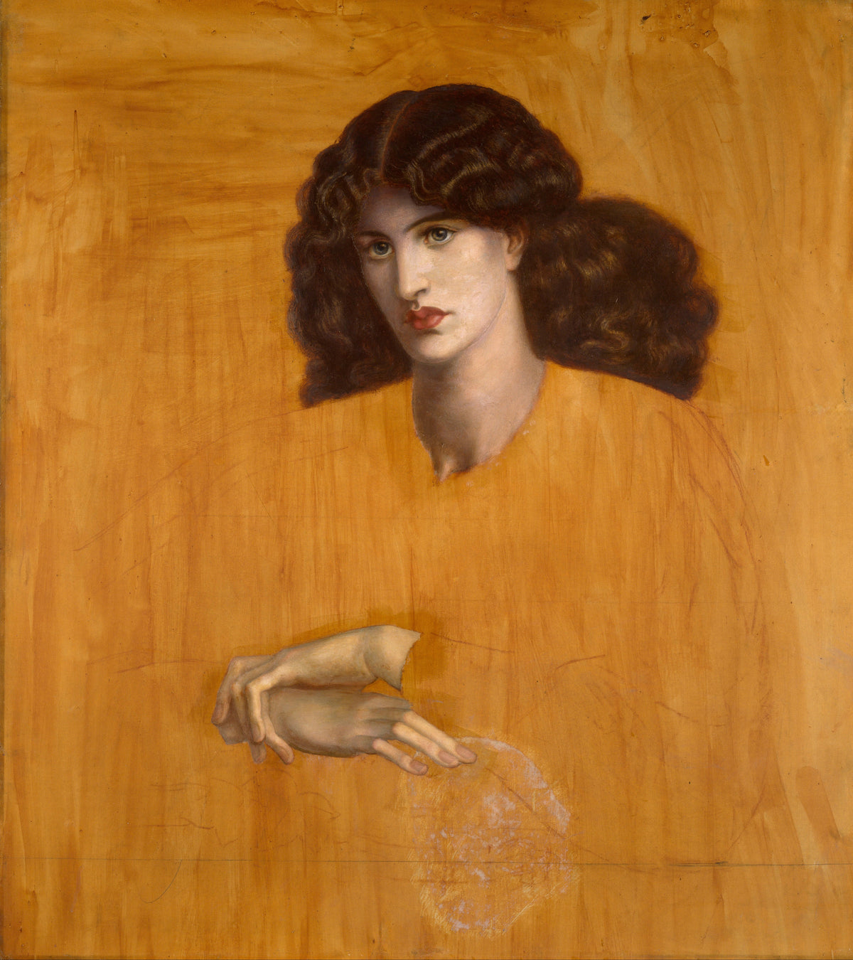 Dante Gabriel Rossetti — La Donna della Finestra (The Lady of Pity) | Pre-Raphaelite Art Print