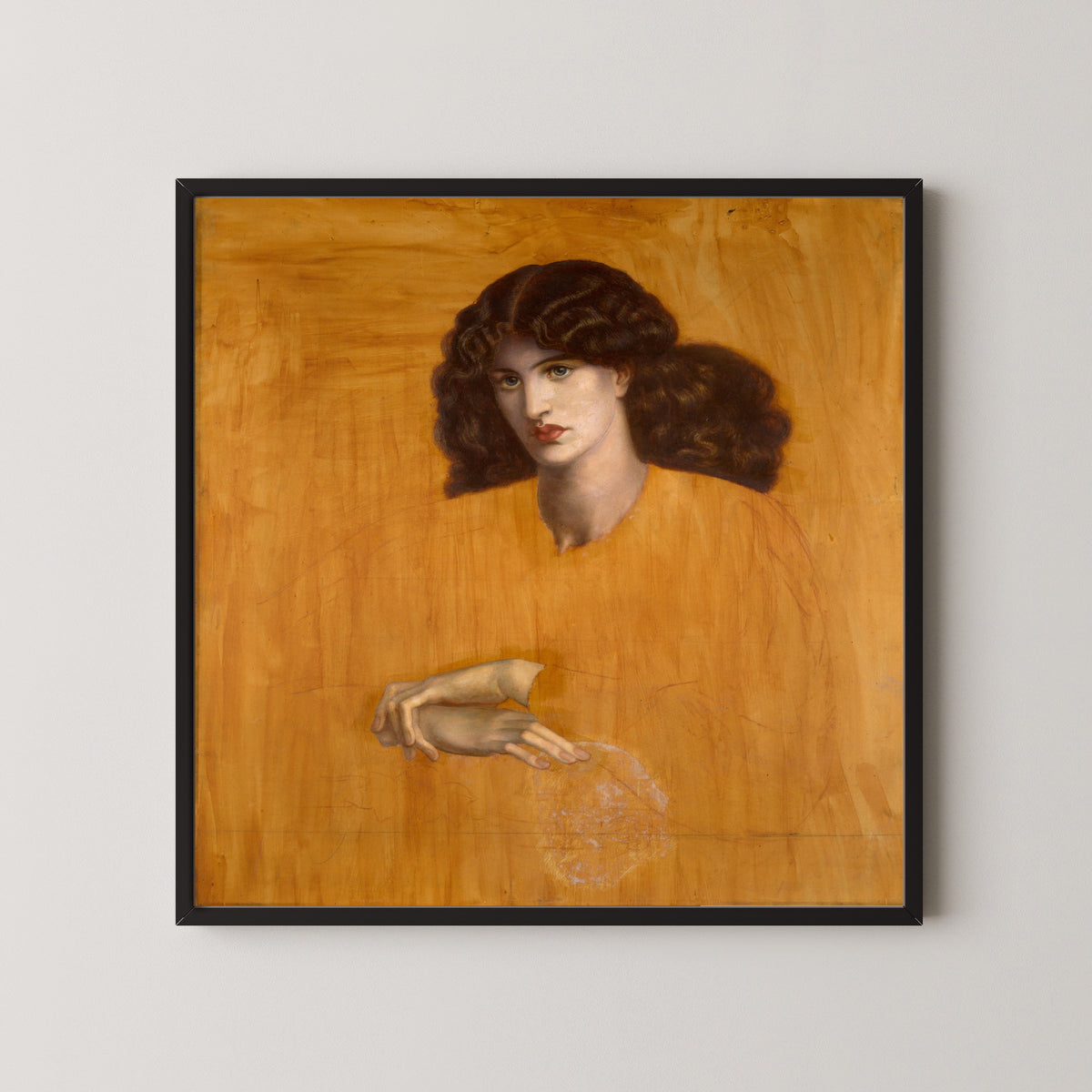 Dante Gabriel Rossetti — La Donna della Finestra (The Lady of Pity) | Pre-Raphaelite Art Print