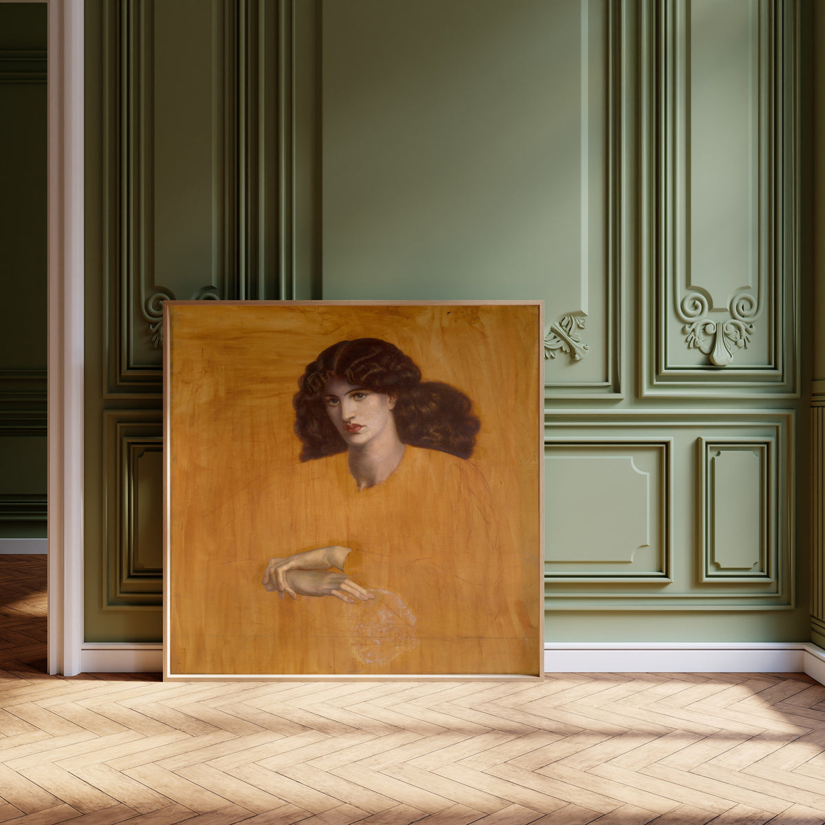 Dante Gabriel Rossetti — La Donna della Finestra (The Lady of Pity) | Pre-Raphaelite Art Print