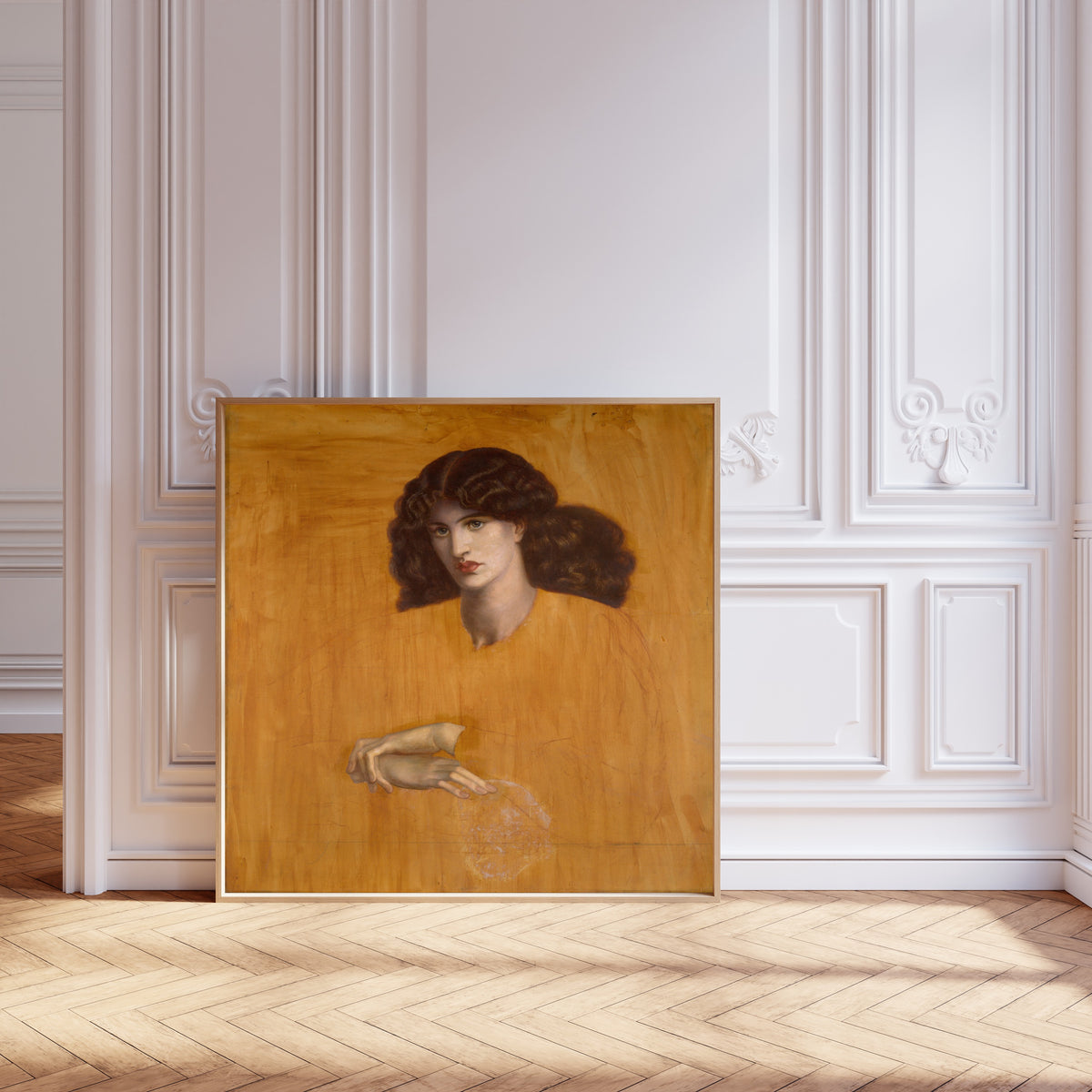 Dante Gabriel Rossetti — La Donna della Finestra (The Lady of Pity) | Pre-Raphaelite Art Print