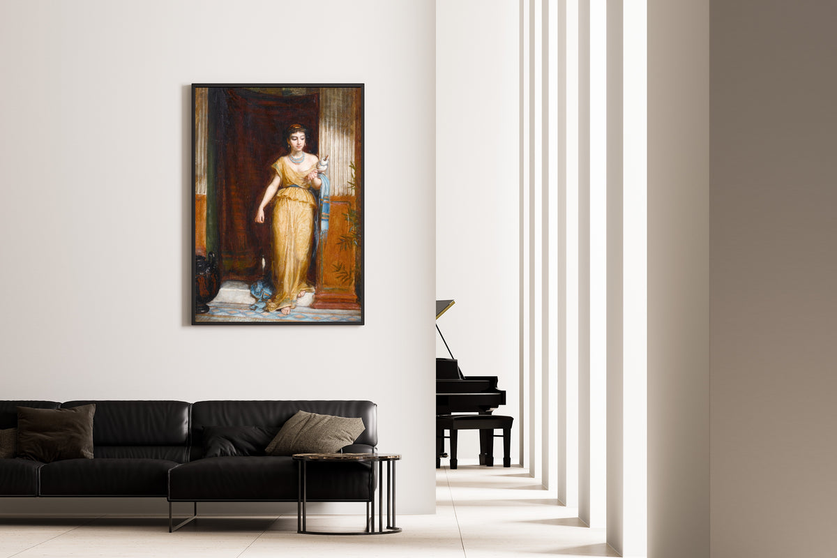 John William Waterhouse — La Fileuse | Pre-Raphaelite Art Print