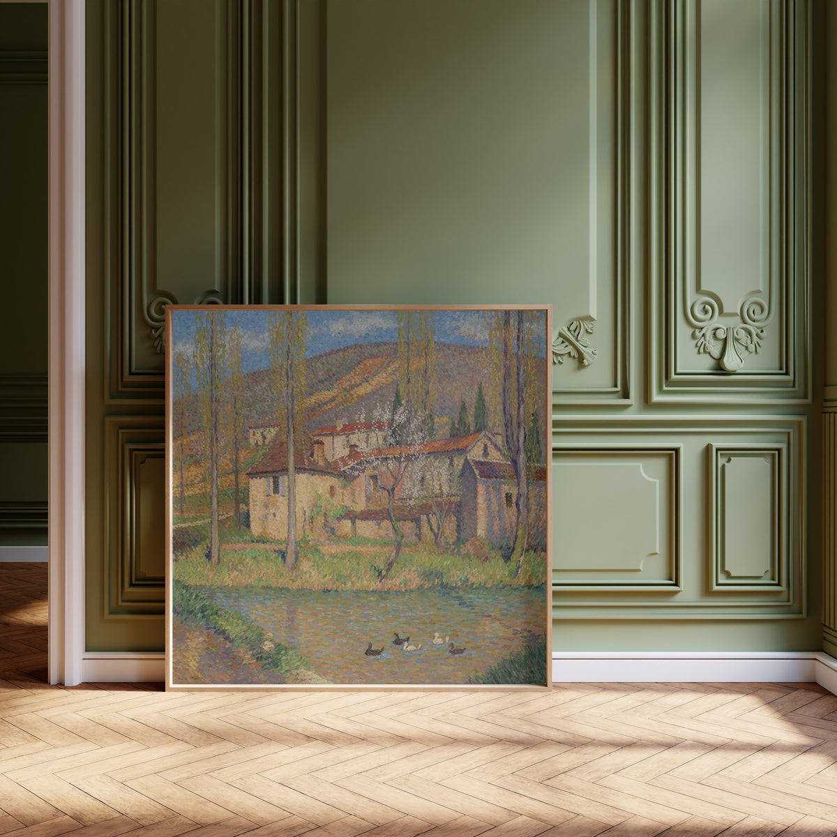 Henri Martin — La Maison du Vert | Pointillist Landscape Print