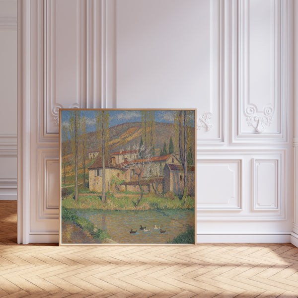 Henri Martin — La Maison du Vert | Pointillist Landscape Print