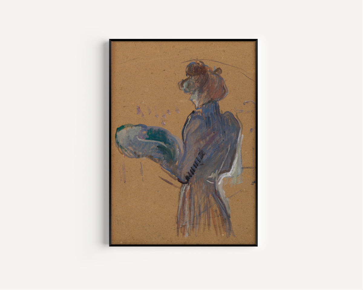 Henri de Toulouse-Lautrec — La Modiste, Mademoiselle Margouin | Fine Art Print