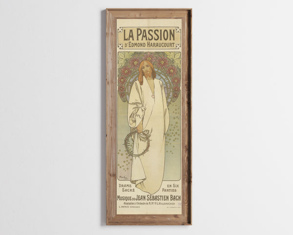 Alphonse Mucha — La Passion d'Edmond Haraucourt | Vintage Poster Print
