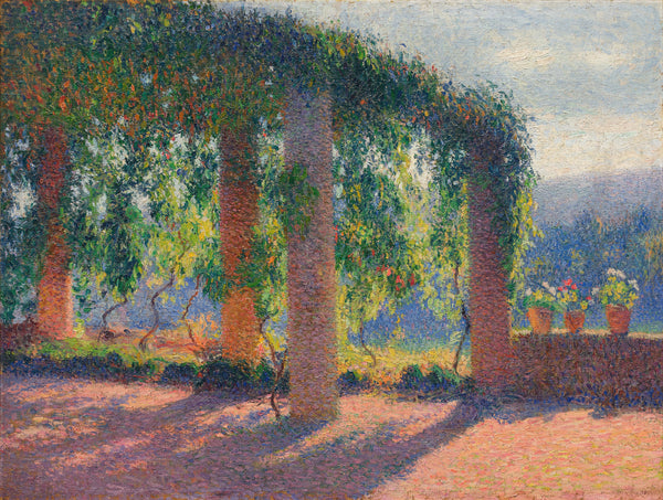 Henri Martin — La Pergola de la cuisine à Marquayrol | Pointillist Landscape Print