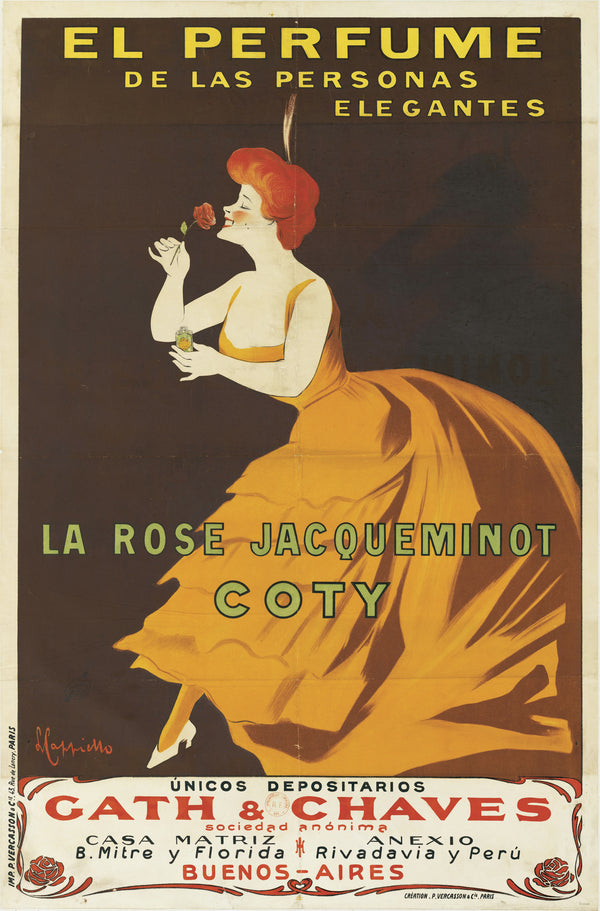 Leonetto Cappiello — La Rose Jacqueminot Coty | Vintage Poster Print
