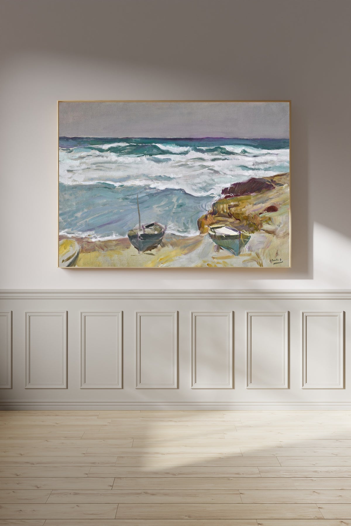 Joaquín Sorolla — La Caleta Beach, Málaga | Fine Art Print