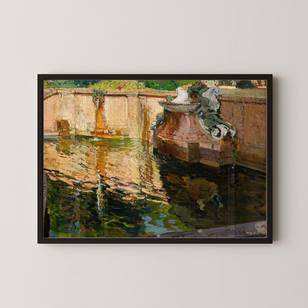 Joaquín Sorolla — The Horses Fountain, La Granja | Fine Art Print