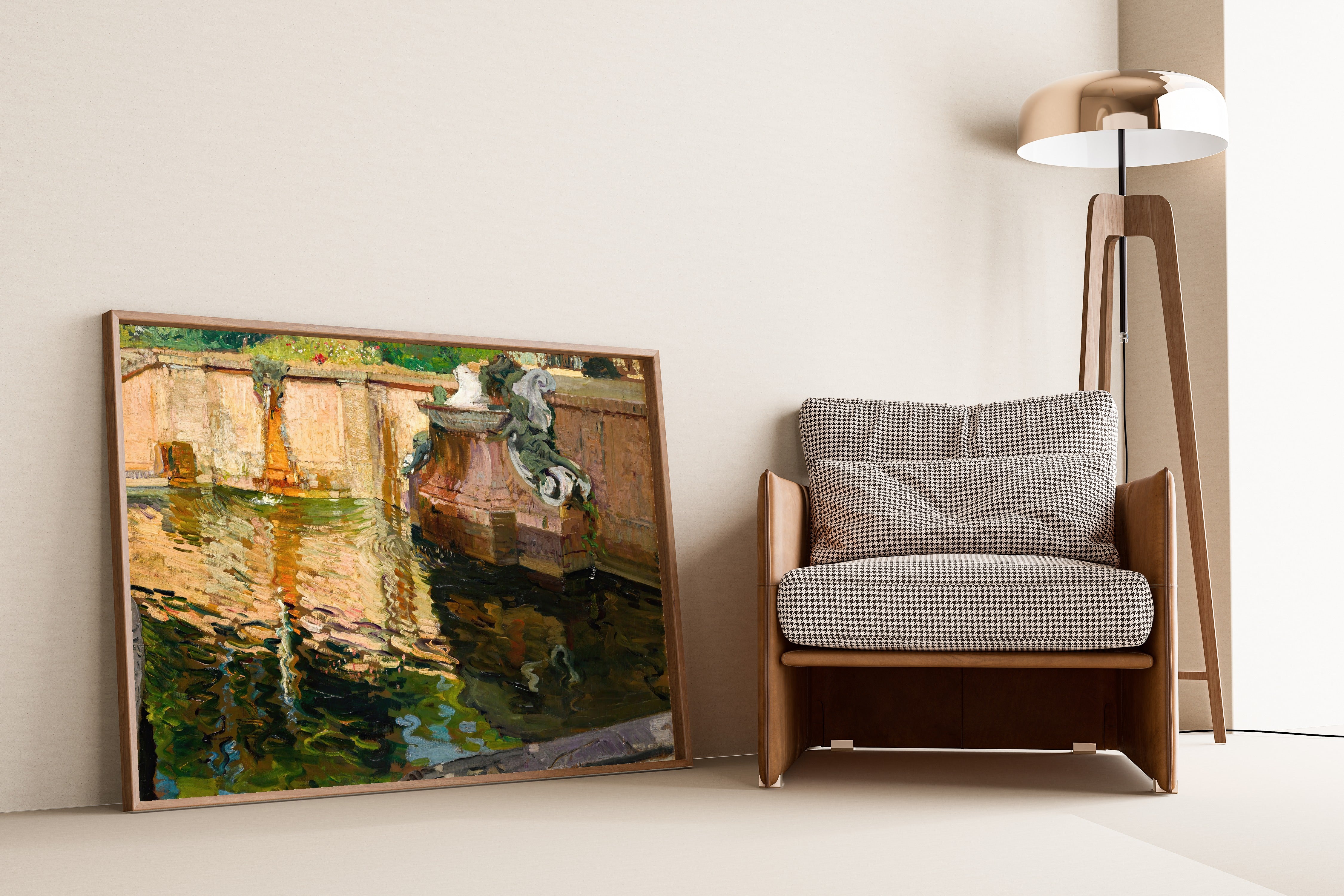 Joaquín Sorolla — The Horses Fountain, La Granja | Fine Art Print