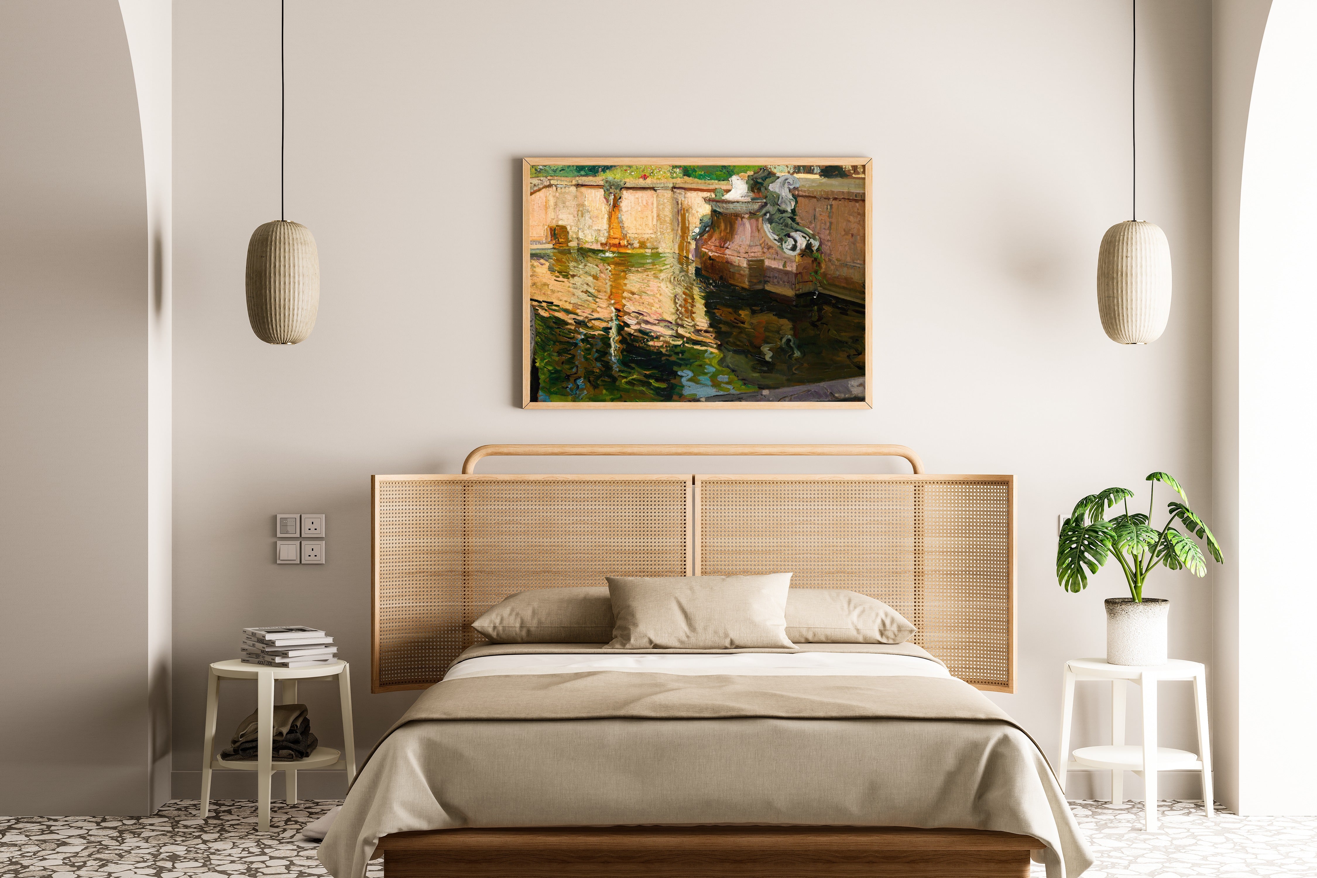 Joaquín Sorolla — The Horses Fountain, La Granja | Fine Art Print