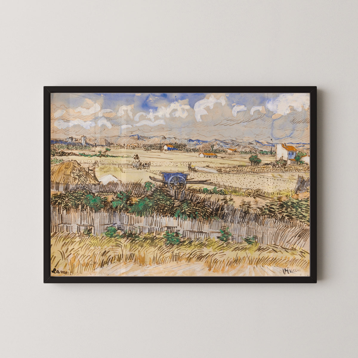 Vincent van Gogh — Harvest in Provence | Fine Art Print