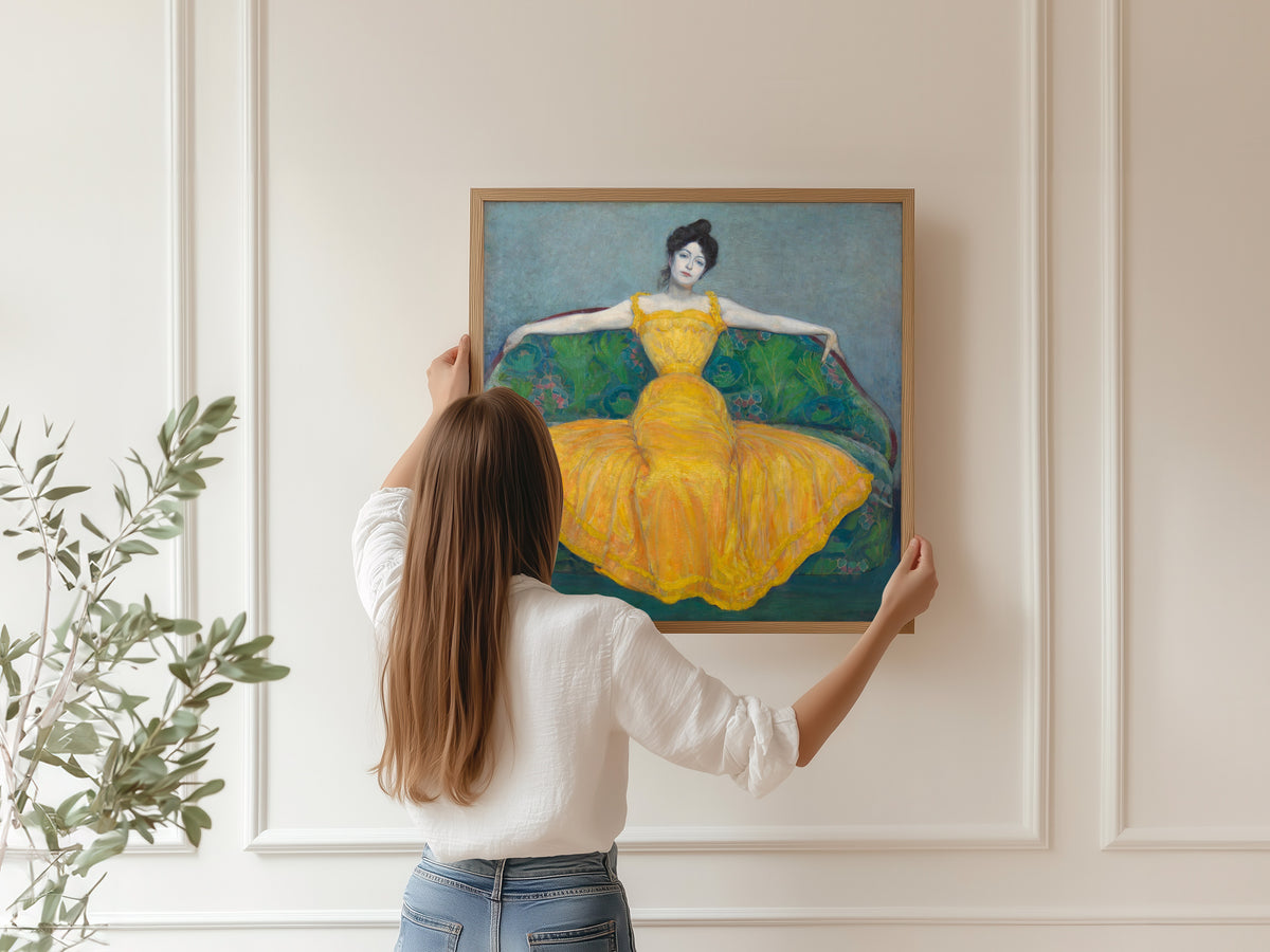 Max Kurzweil — Lady in Yellow | Fine Art Print