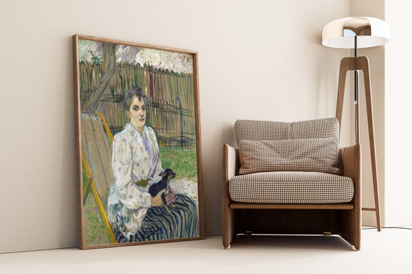 Henri de Toulouse-Lautrec — Lady with a Dog | Fine Art Print