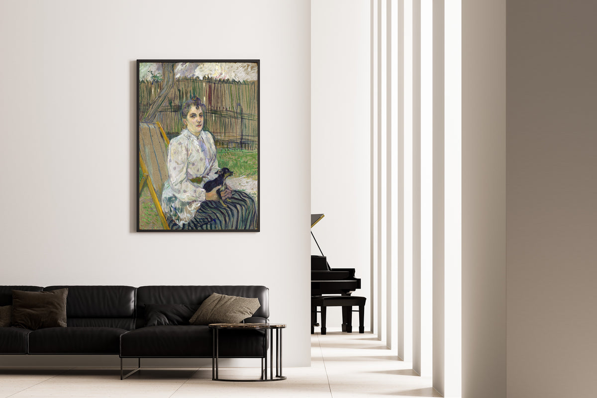 Henri de Toulouse-Lautrec — Lady with a Dog | Fine Art Print