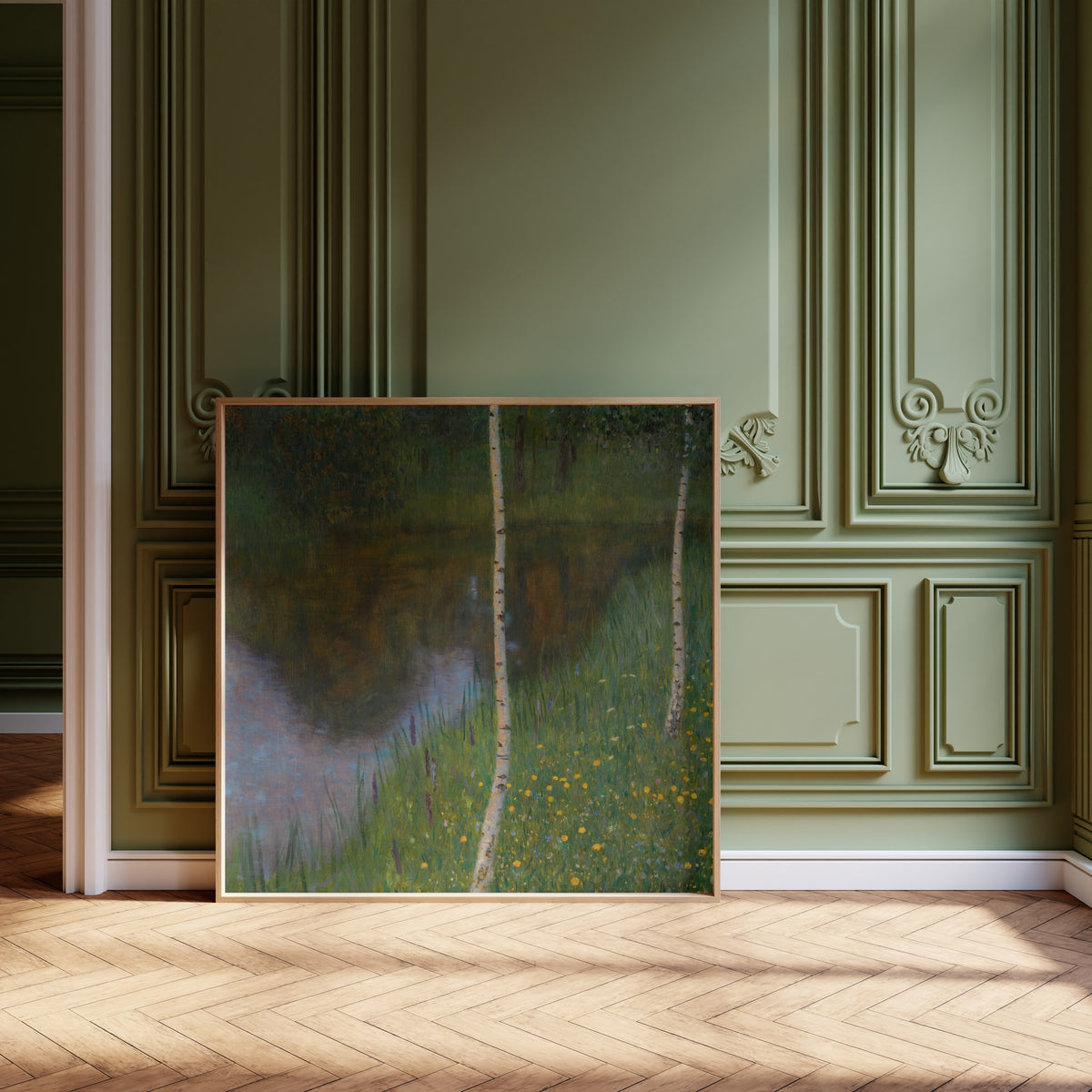 Gustav Klimt — Lakeshore with Birches | Fine Art Print